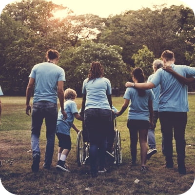 Photo of Family from Behind